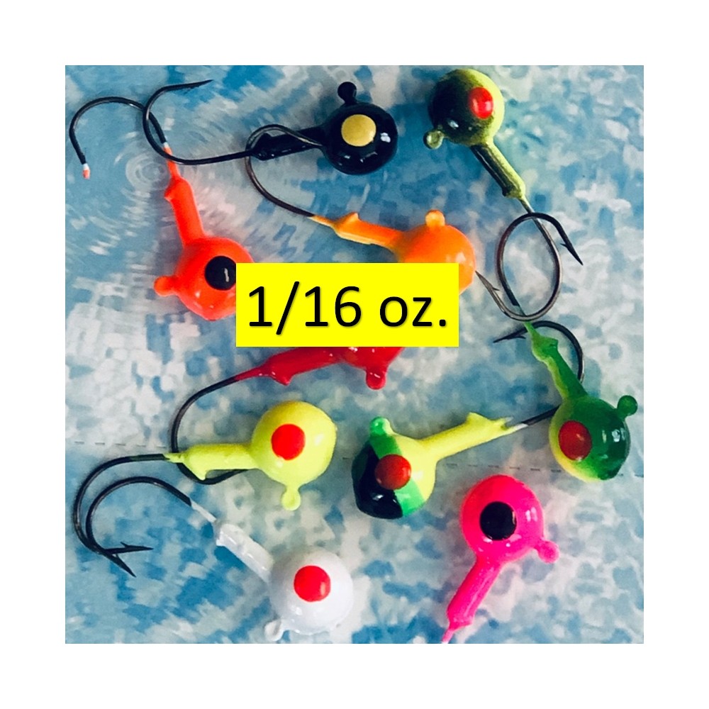 Round Head Jig | Weight: 1/16 oz.