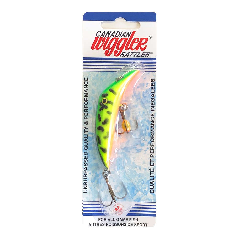 1 - Canadian Wiggler Rattler | Model: CWR | Size & Weight: 3 1/4″ - 9/16  oz. | Most Popular Rattling Lure